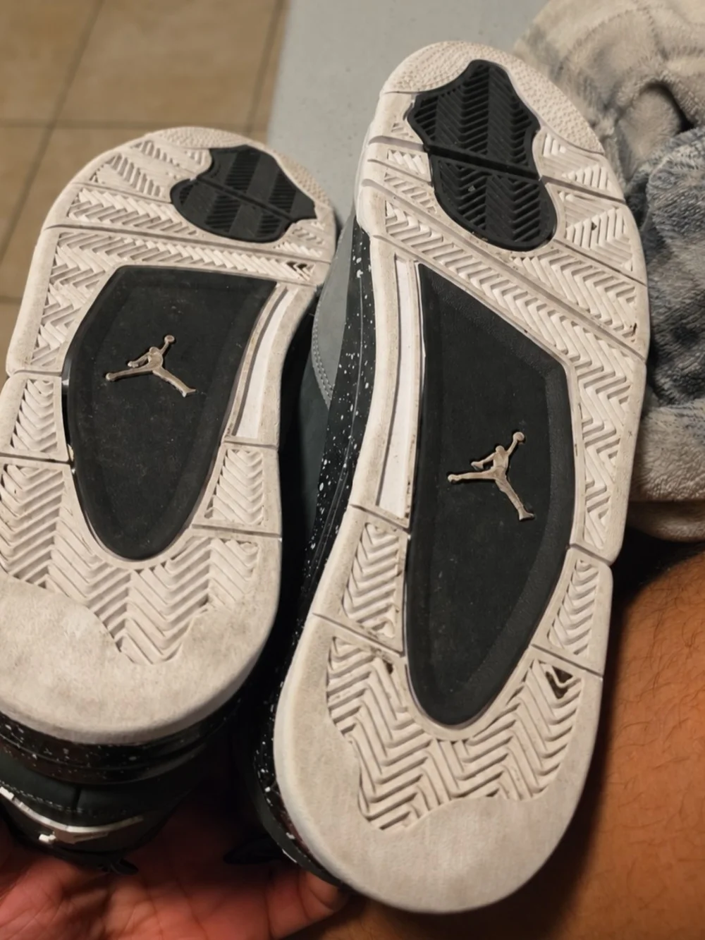 Nike Air Jordan Men's Black/Gray Basketball Shoes